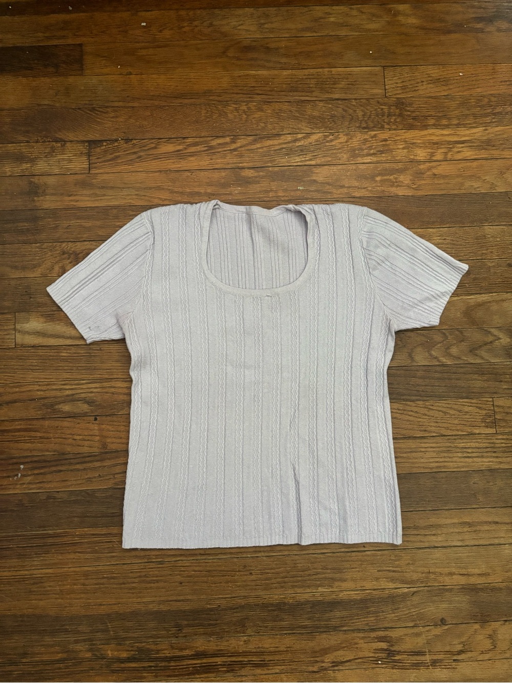 short sleeve knit top